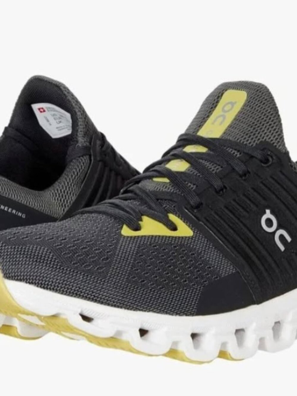 On Running Cloudswift — Grey/Yellow — US Men's 9